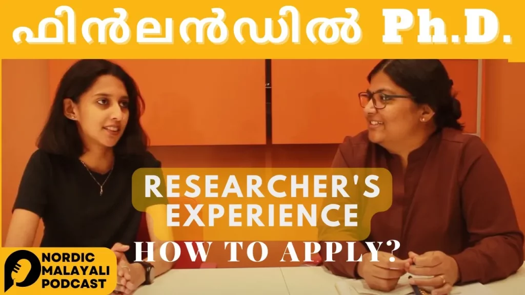 Ph.d in Finland | Researchers Perspective | Sreeveni Das